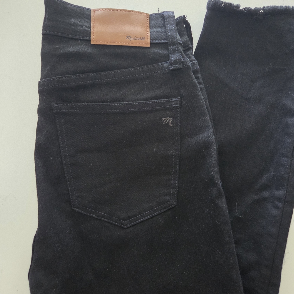 Madewell Women's Black Skinny Crop Jeans 26